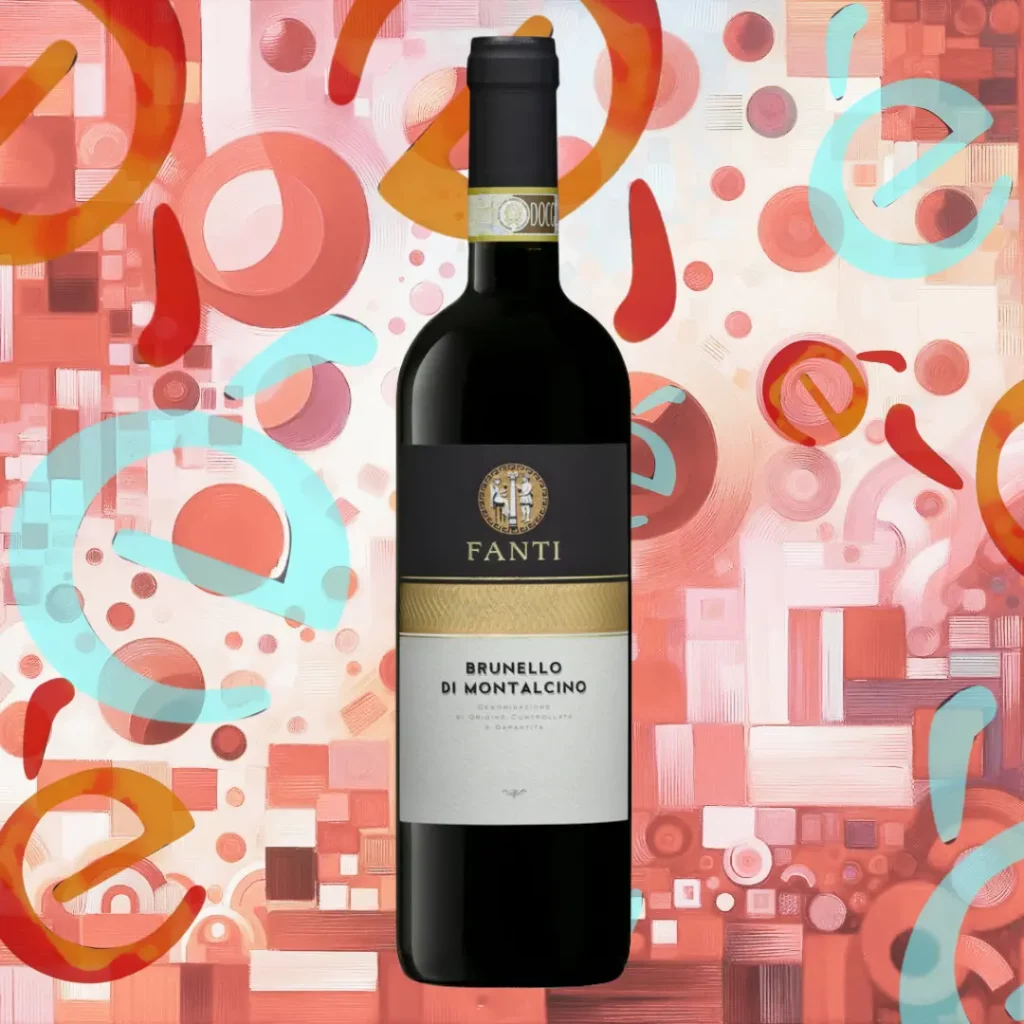 Bottiglia di Brunello di Montalcino DOCG Fanti.